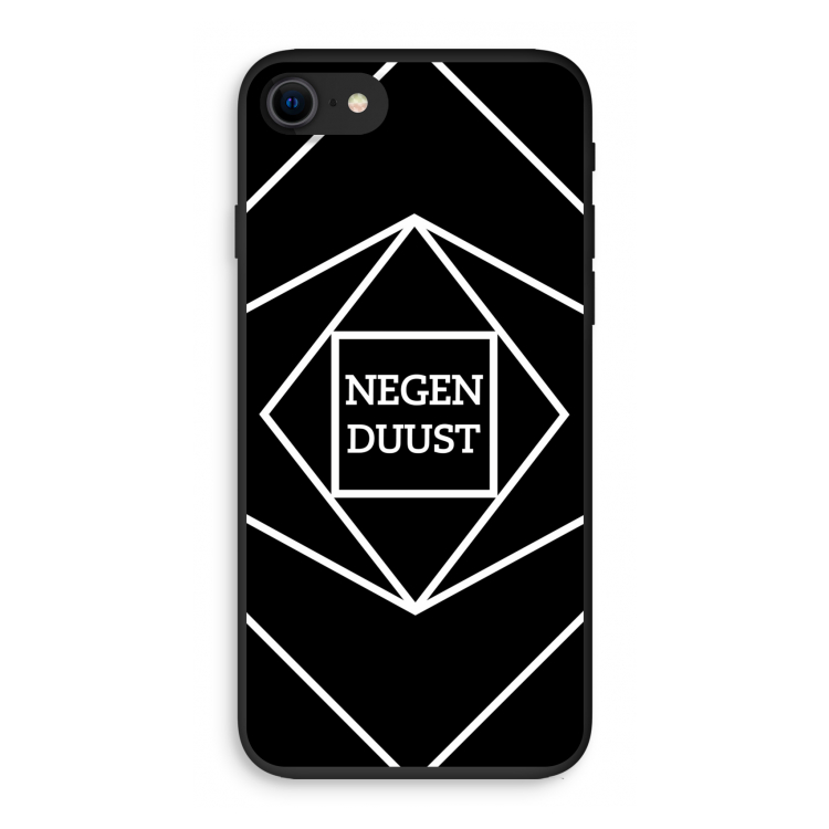 Negenduust geometrisch: iPhone SE 2020 Biologisch afbreekbaar hoesje