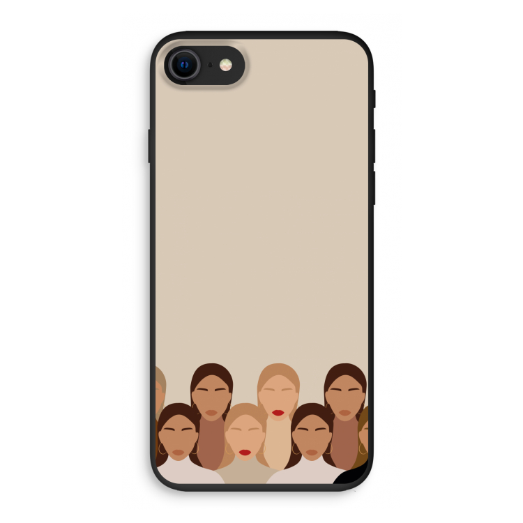 Girls girls girls: iPhone SE 2020 Biologisch afbreekbaar hoesje