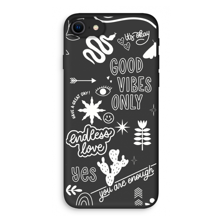 Good vibes: iPhone SE 2020 Biologisch afbreekbaar hoesje