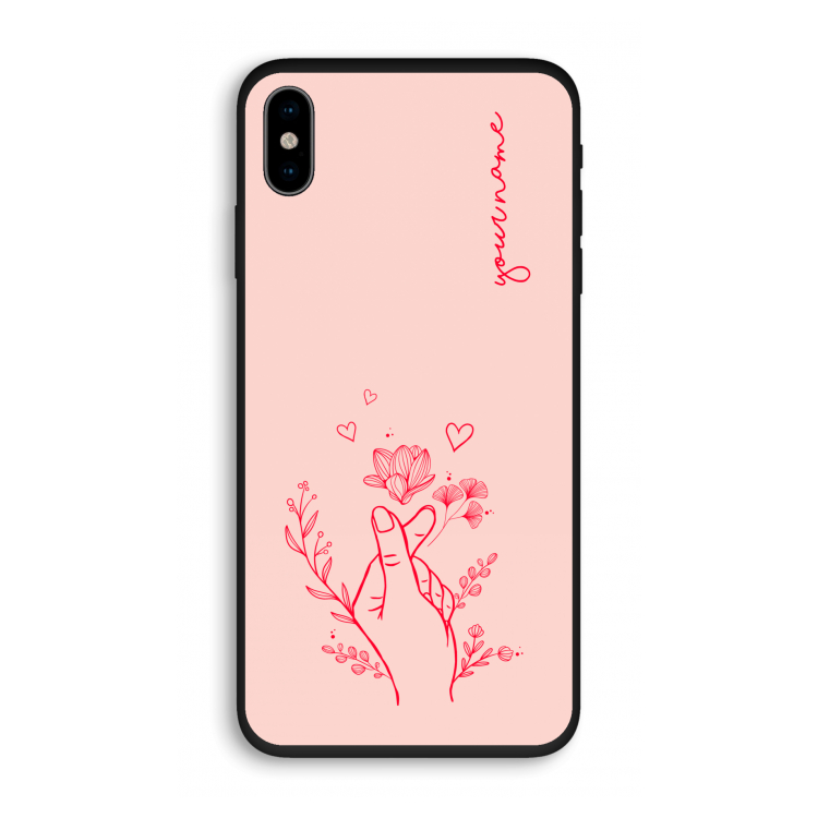 Giving Flowers: iPhone X Biologisch afbreekbaar hoesje
