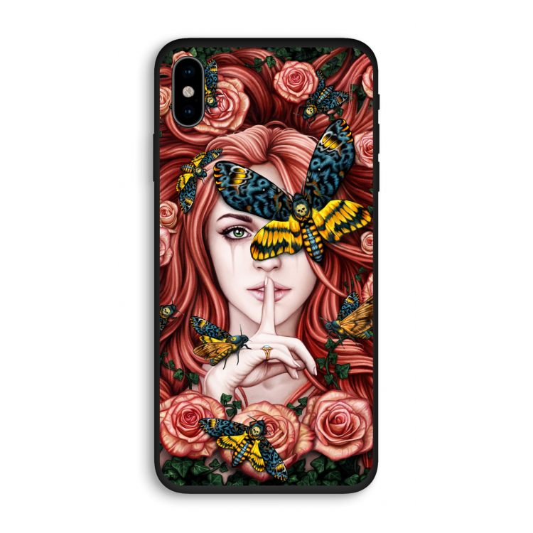 Lady Moth: iPhone X Biologisch afbreekbaar hoesje
