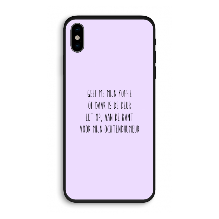 Ochtendhumeur: iPhone X Biologisch afbreekbaar hoesje