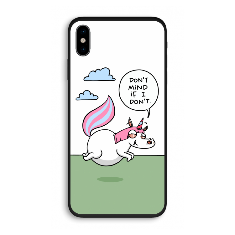 Unicorn: iPhone X Biologisch afbreekbaar hoesje