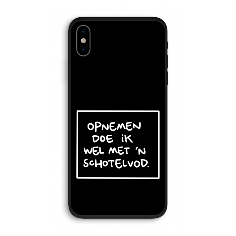 Schotelvod: iPhone X Biologisch afbreekbaar hoesje