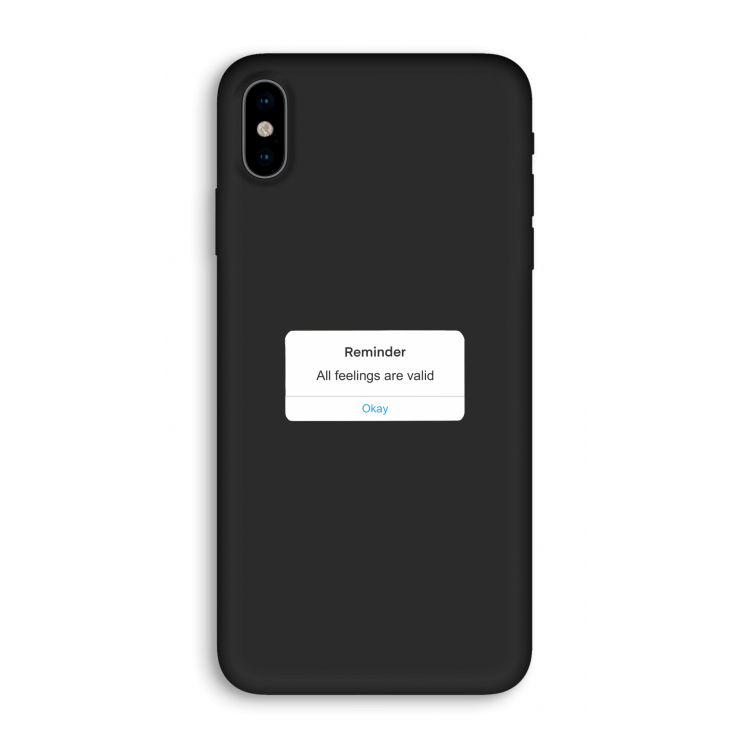 Reminder: iPhone X Biologisch afbreekbaar hoesje