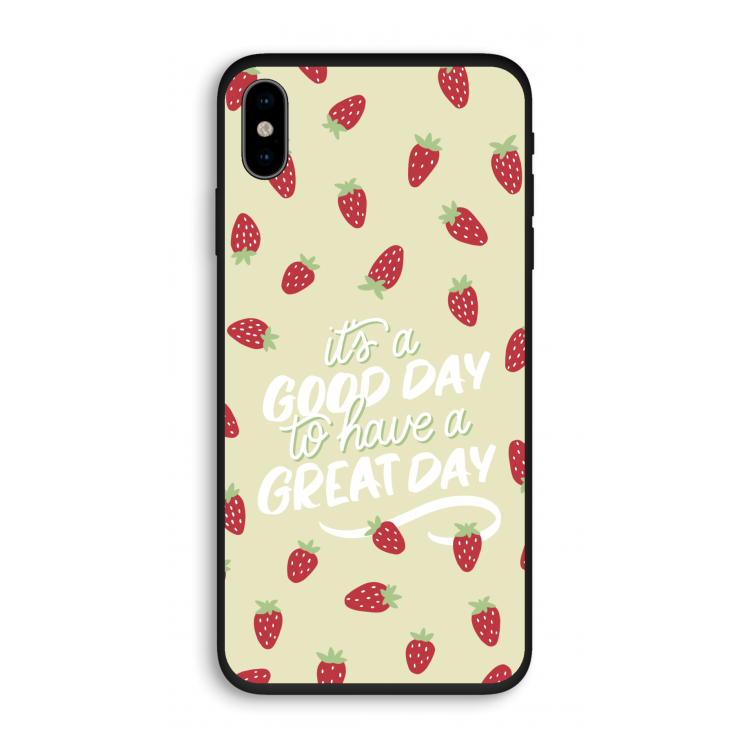 Don't forget to have a great day: iPhone X Biologisch afbreekbaar hoesje