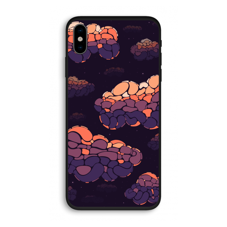 Patroon Wolken: iPhone X Biologisch afbreekbaar hoesje