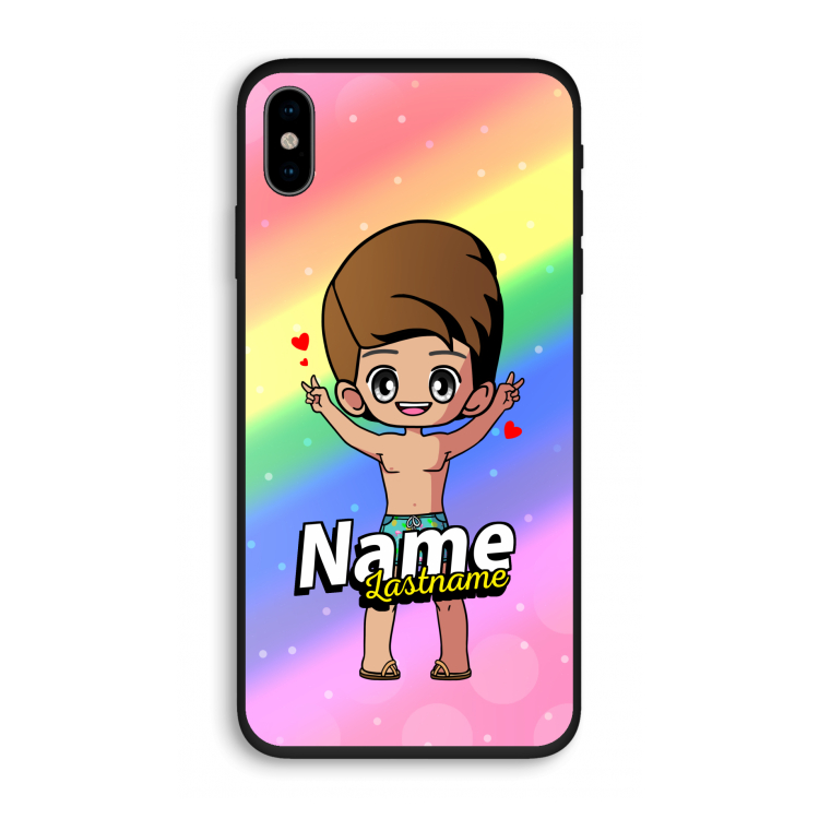 Chibi Maker man: iPhone X Biologisch afbreekbaar hoesje