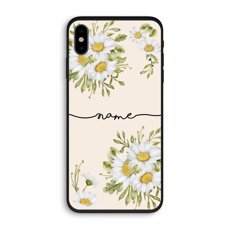 Daisies: iPhone X Biologisch afbreekbaar hoesje