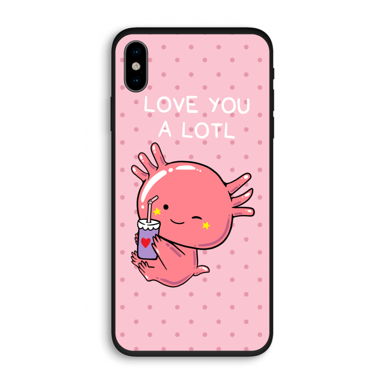 Love You A Lotl: iPhone X Biologisch afbreekbaar hoesje