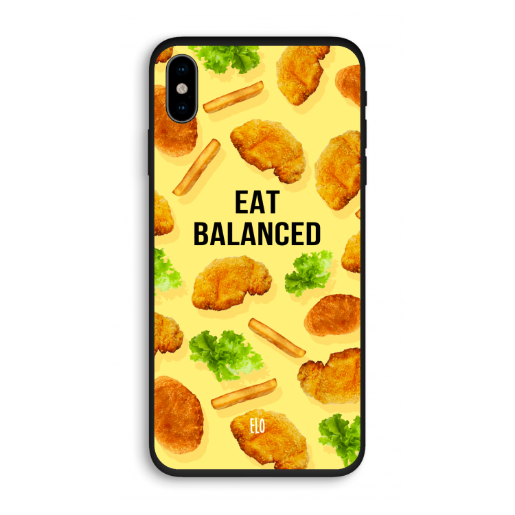 Eat Balanced: iPhone X Biologisch afbreekbaar hoesje