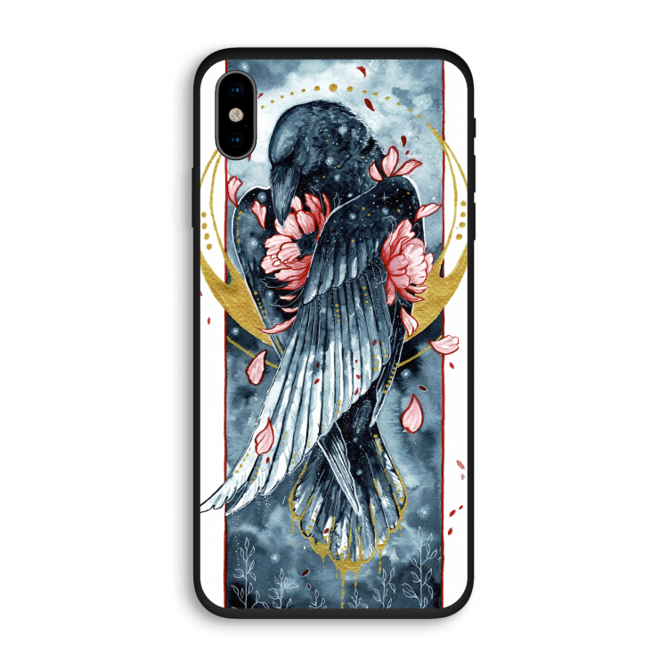 Golden Raven: iPhone X Biologisch afbreekbaar hoesje