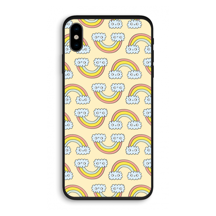 Regenboog: iPhone X Biologisch afbreekbaar hoesje