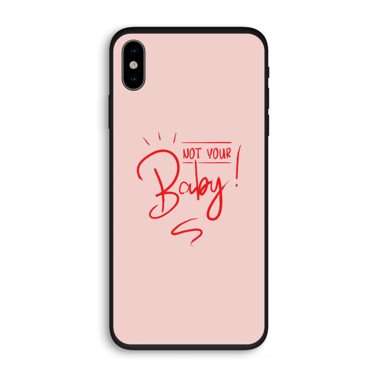Not Your Baby: iPhone X Biologisch afbreekbaar hoesje