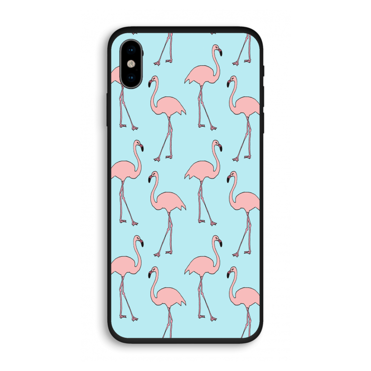 Anything Flamingoes: iPhone X Biologisch afbreekbaar hoesje