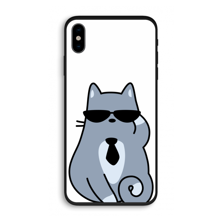 Cool cat: iPhone X Biologisch afbreekbaar hoesje