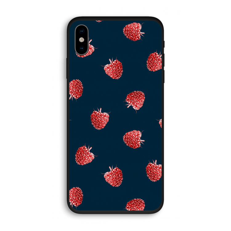 Framboosjes: iPhone X Biologisch afbreekbaar hoesje