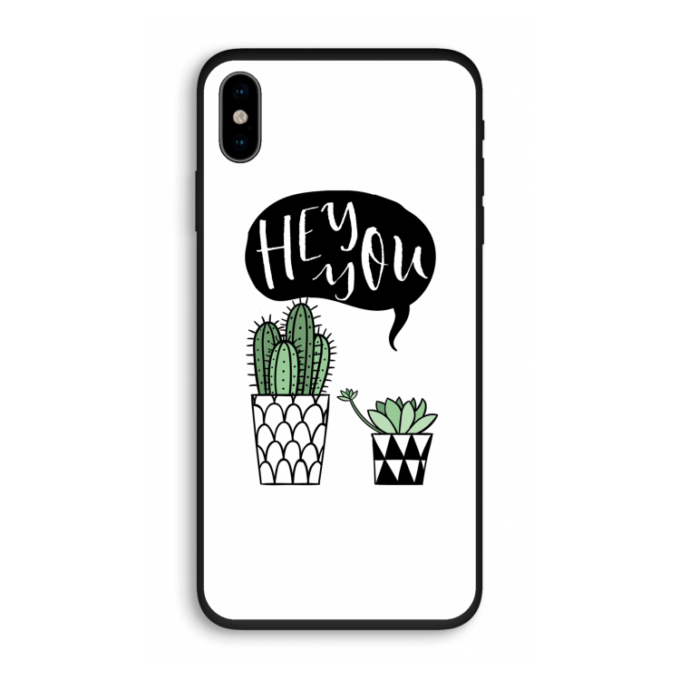 Hey you cactus: iPhone X Biologisch afbreekbaar hoesje