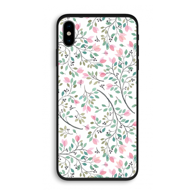 Sierlijke bloemen: iPhone X Biologisch afbreekbaar hoesje