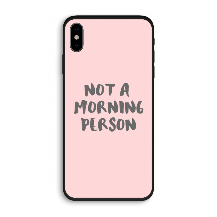 Morning person: iPhone X Biologisch afbreekbaar hoesje
