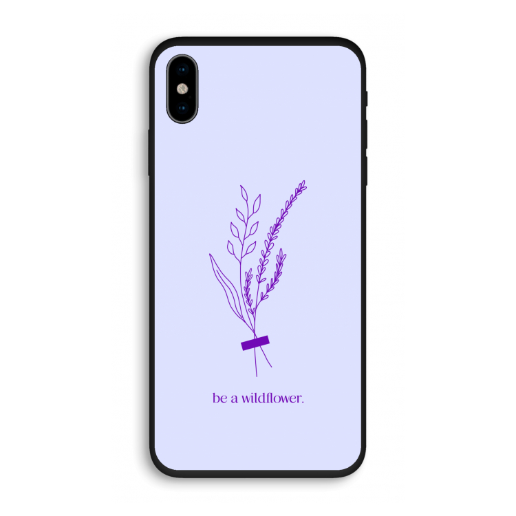Be a wildflower: iPhone X Biologisch afbreekbaar hoesje