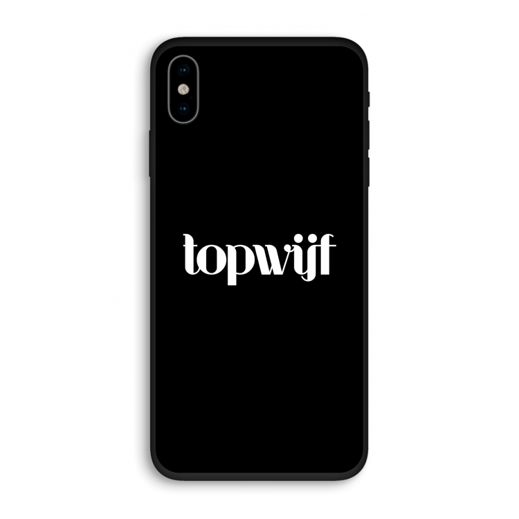 Topwijf Zwart: iPhone X Biologisch afbreekbaar hoesje