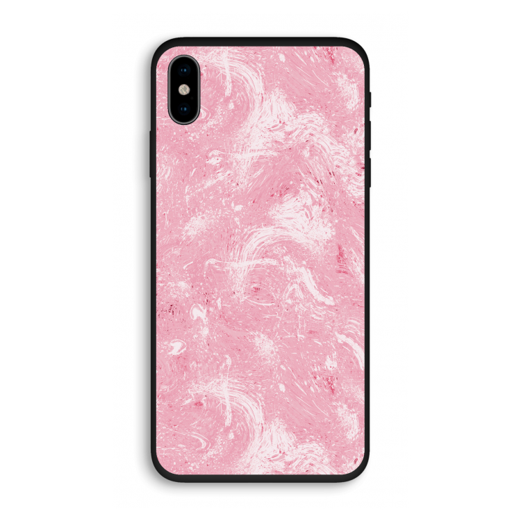 Abstract Painting Pink: iPhone X Biologisch afbreekbaar hoesje