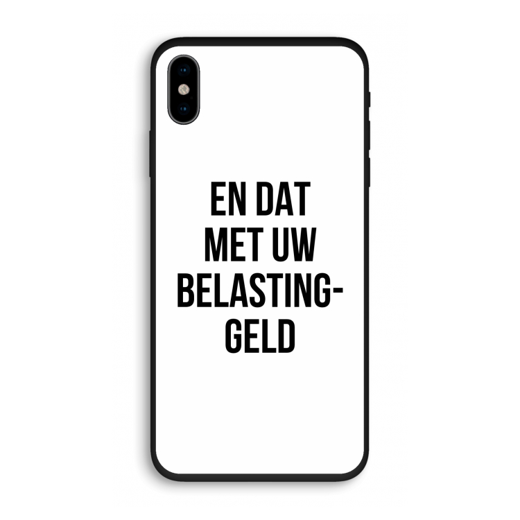 Belastinggeld: iPhone X Biologisch afbreekbaar hoesje