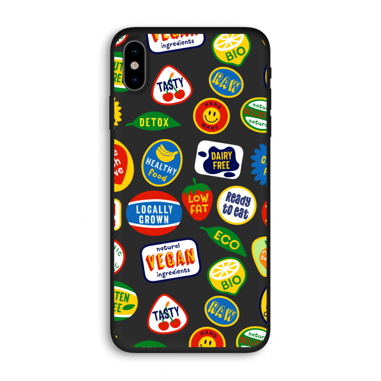 Fruitsticker: iPhone X Biologisch afbreekbaar hoesje