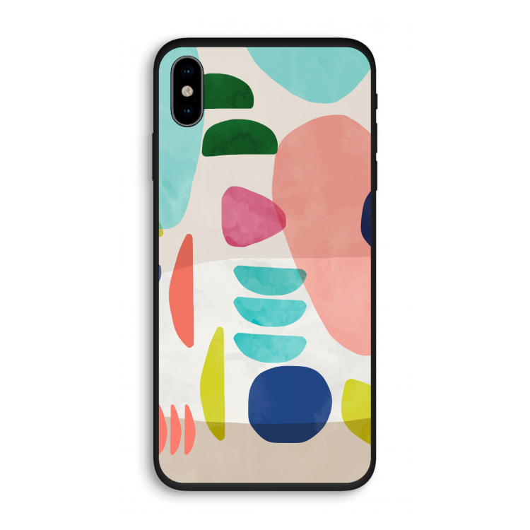 Bold Rounded Shapes: iPhone X Biologisch afbreekbaar hoesje