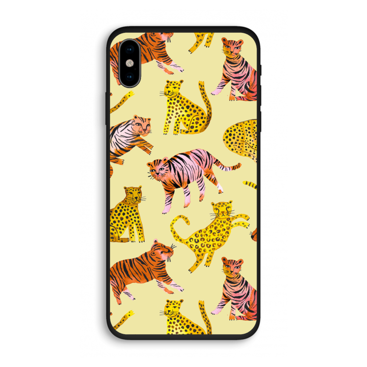 Cute Tigers and Leopards: iPhone X Biologisch afbreekbaar hoesje
