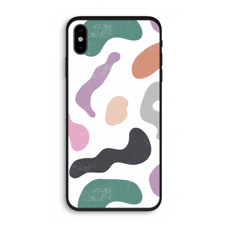 Memphis Shapes: iPhone X Biologisch afbreekbaar hoesje