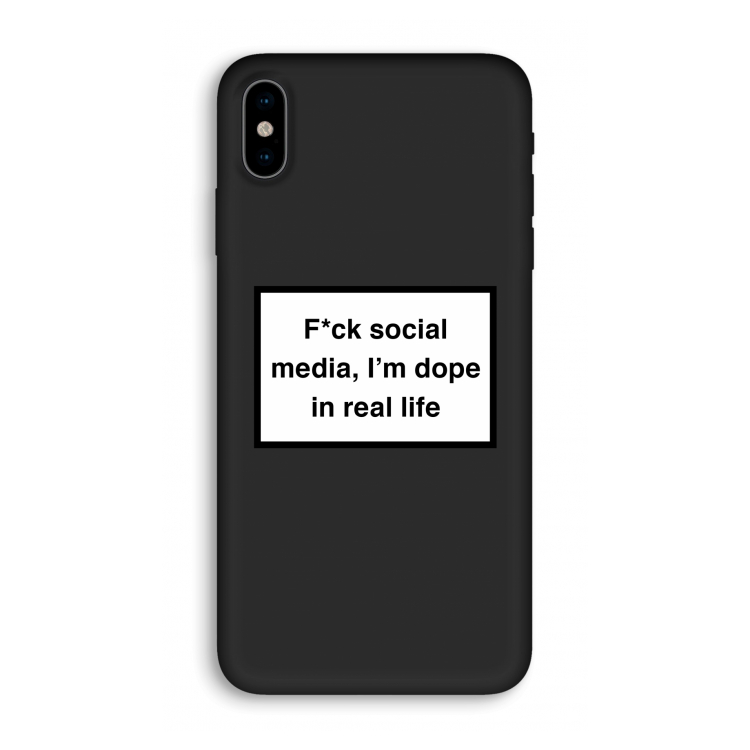 I'm dope: iPhone X Biologisch afbreekbaar hoesje