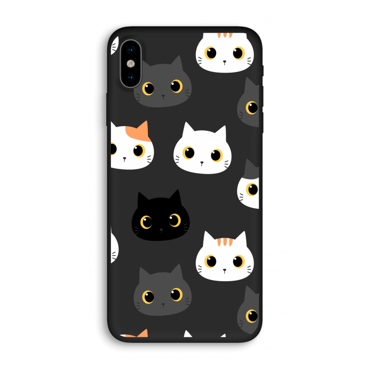 Katten: iPhone X Biologisch afbreekbaar hoesje