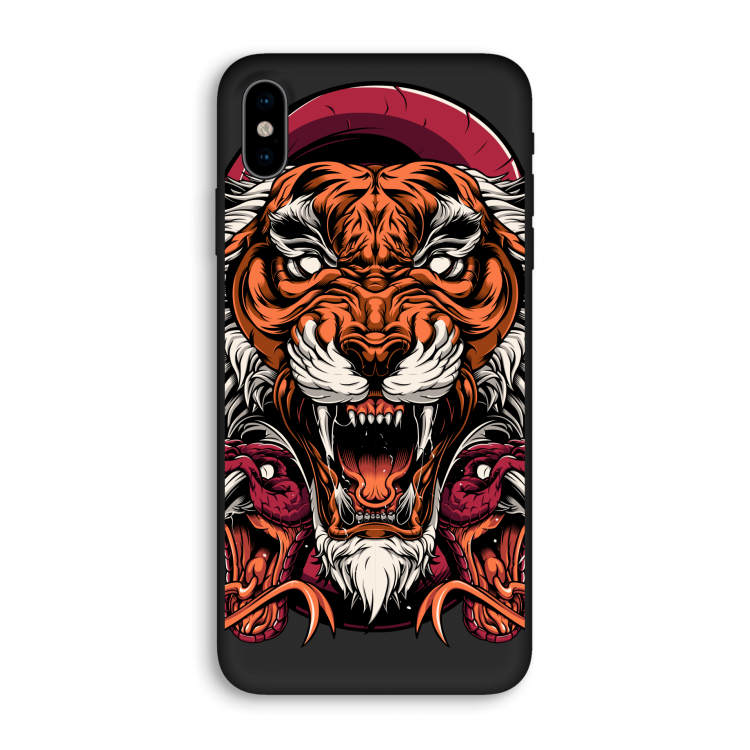 Tiger and Rattlesnakes: iPhone X Biologisch afbreekbaar hoesje