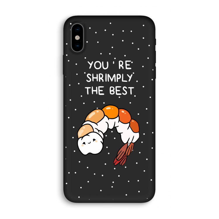 You're Shrimply The Best: iPhone X Biologisch afbreekbaar hoesje