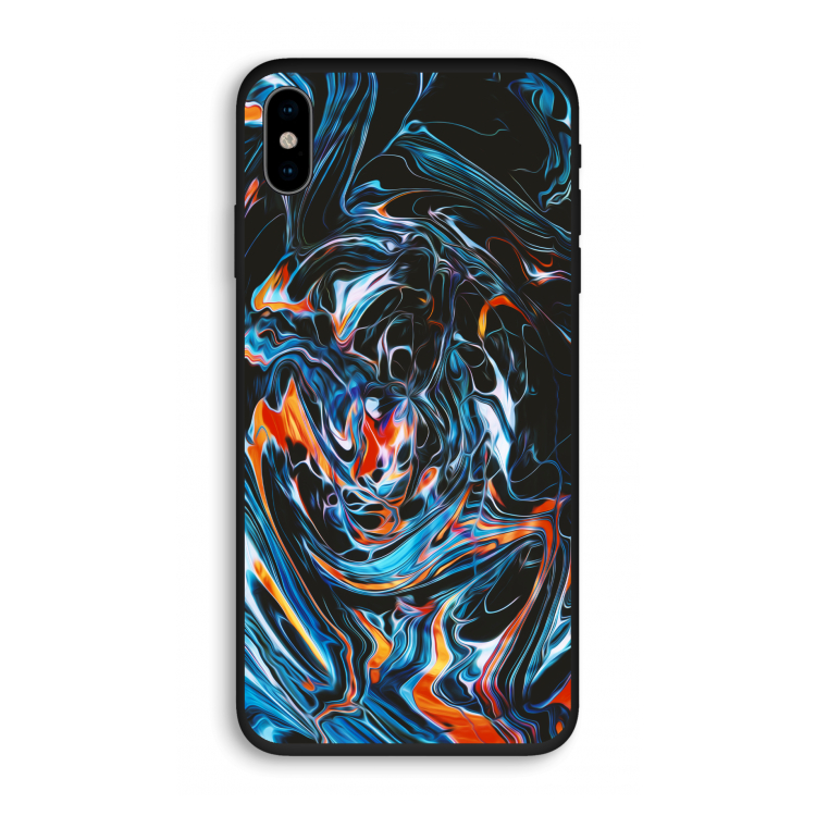 Black Unicorn: iPhone X Biologisch afbreekbaar hoesje