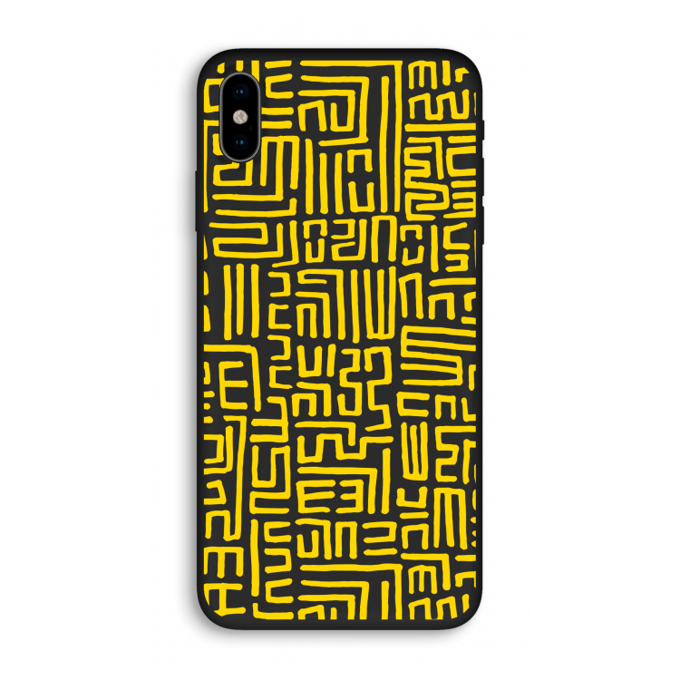 Majorelle Blue Print: iPhone X Biologisch afbreekbaar hoesje