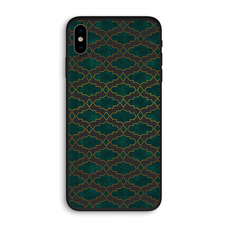 Moroccan tiles: iPhone X Biologisch afbreekbaar hoesje
