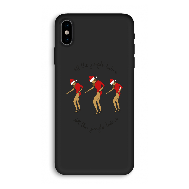 Jingle Ladies: iPhone X Biologisch afbreekbaar hoesje