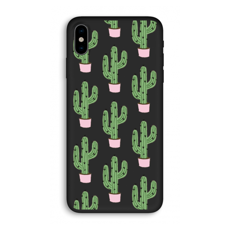Cactus Lover: iPhone X Biologisch afbreekbaar hoesje
