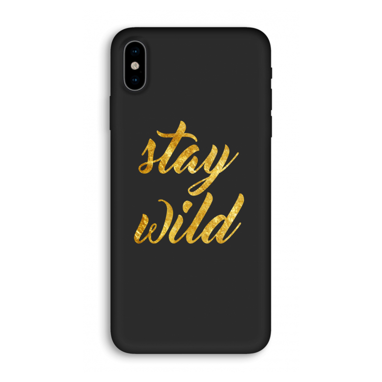 Stay wild: iPhone X Biologisch afbreekbaar hoesje