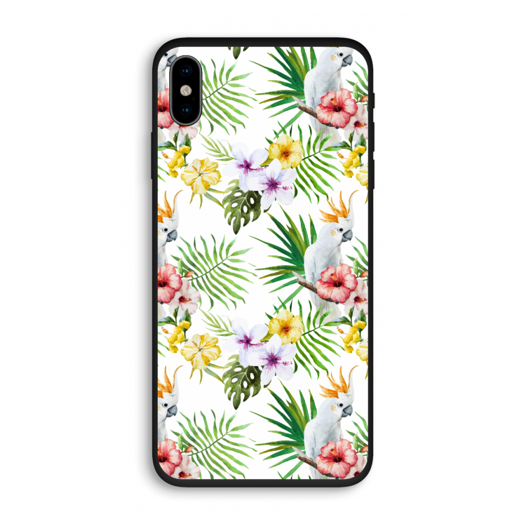 Gele kuif: iPhone X Biologisch afbreekbaar hoesje