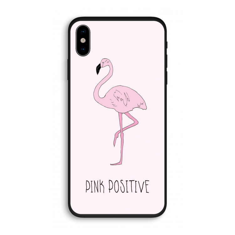 Pink positive: iPhone X Biologisch afbreekbaar hoesje