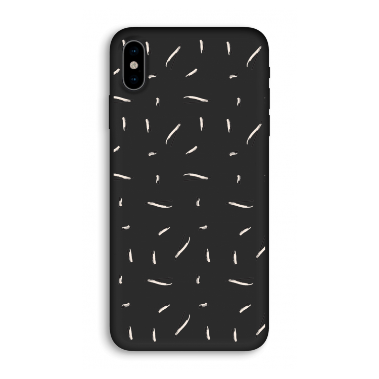 Hipster stripes: iPhone X Biologisch afbreekbaar hoesje