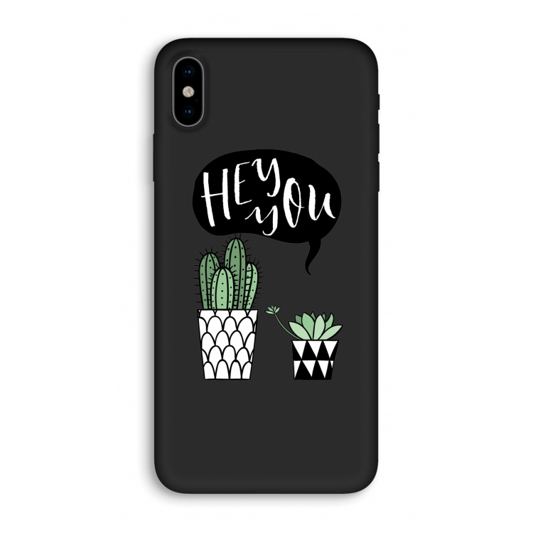 Hey you cactus: iPhone X Biologisch afbreekbaar hoesje