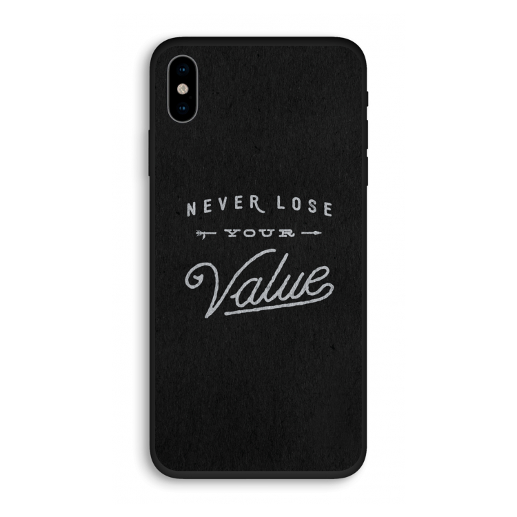 Never lose your value: iPhone X Biologisch afbreekbaar hoesje