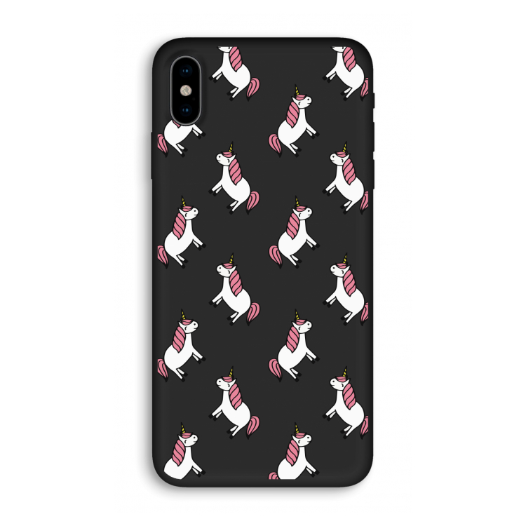 Eenhoorns overal: iPhone X Biologisch afbreekbaar hoesje