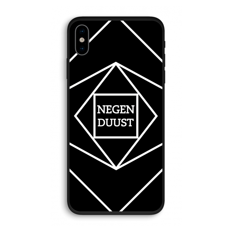 Negenduust geometrisch: iPhone X Biologisch afbreekbaar hoesje