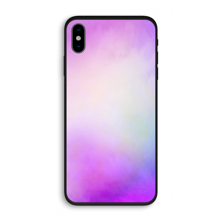 Clouds pastel: iPhone X Biologisch afbreekbaar hoesje